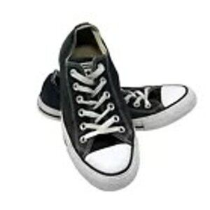 Converse Chuck Taylor All Star Unisex Black White Lace-Up Sneaker Shoes Size 8